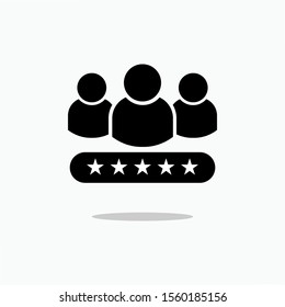 
Rating or Review Icon. Customer Feedbacks Illustrations As A Simple Vector Sign & Trendy Symbol for Design and Sport Websites, Presentation or Application.