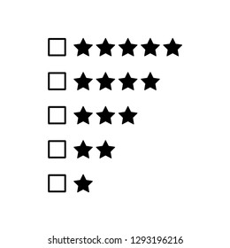 rating, review star icon