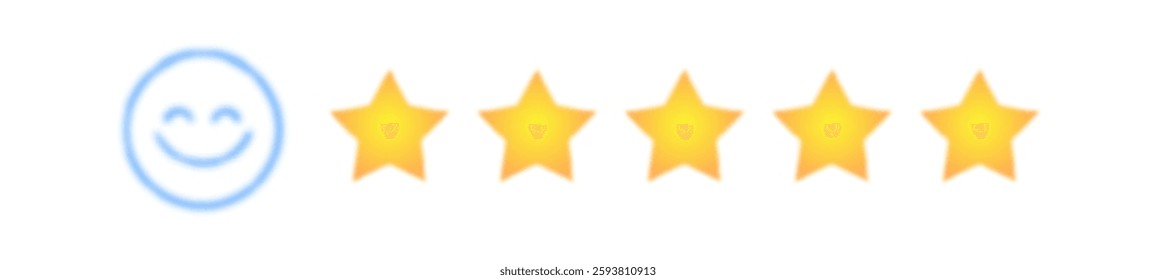 rating and satisfaction icon set for online reviews, votes, and customer feedback. Features survey elements, approval rankings, and star-based evaluation, perfect for business and service reputation.