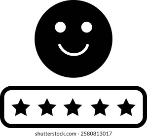 Rating Satisfaction icon. vector of Emotion Smiles Excellent, Good, Normal, Not Good, Bed, Credit Rating and Service, Survey approval user rating star elements. isolated on transparent background