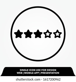 Rating, star button, best vector on a white background, EPS 10