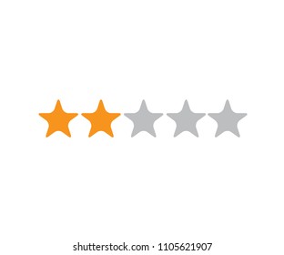 Rating star icon