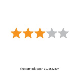Rating star icon
