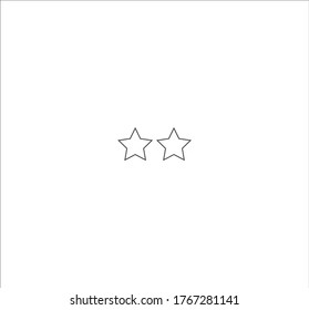 rating star icon. illustration for web and mobile design.
