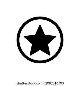 icono de estrella de clasificación, símbolo de signo de vector de estrella de clasificación