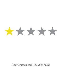 diseño de imagen de ilustración de icono de estrella de clasificación