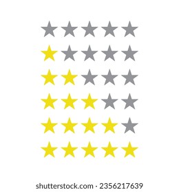 rating star icon vector template illustration logo design
