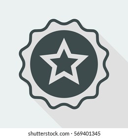 Rating star - Vector flat minimal icon