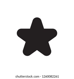 Rating star vector icon. Star sign icon. Favorite button.