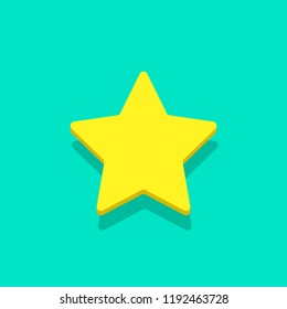 Rating star. vector illustration