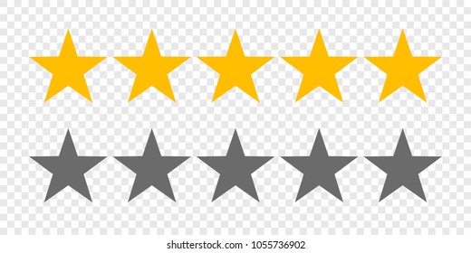 Rating Stars Or 5 Rate Review Vector Web Ranking Star Signs