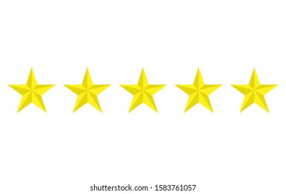Rating stars concept. Vector illustration.