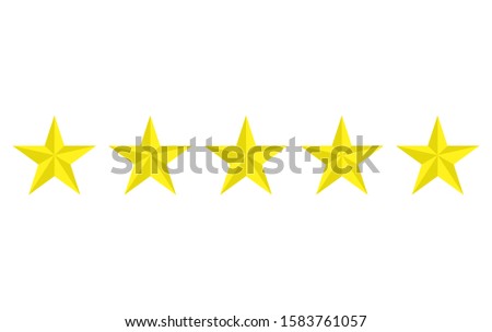 Rating stars concept. Vector illustration.