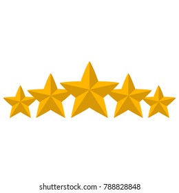 Rating stars icon