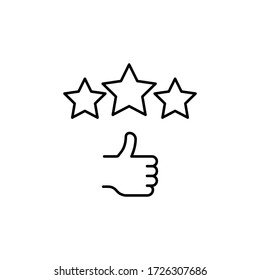 Five Stars Hand Customer Review Quality Stock Vector (Royalty Free ...