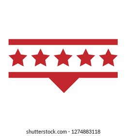 rating stars in speech bubble