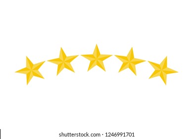 Rating stars vector