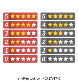 Rating stars for web, vector eps10 illustration