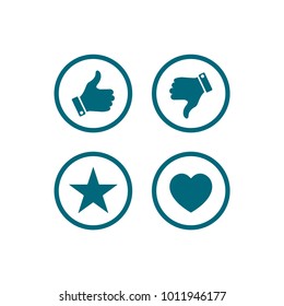 rating symbol, rating icon in trendy flat style 