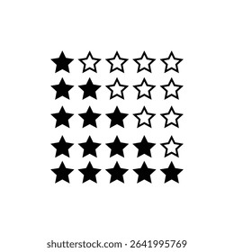 Rating Symbol Representing Star Rank, Public Vote, Feedback Summary, User Experience Grade, and Trust Indicator System