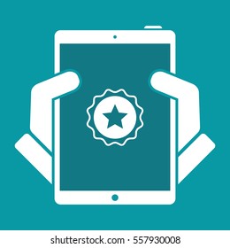 Rating symbol - Vector flat minimal icon