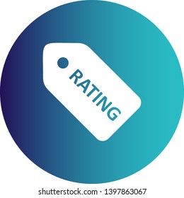 Rating Tag Icon For Your Project
