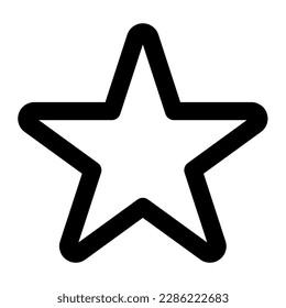 rating of user interface outline icon set
