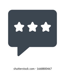 rating vector glyph color icon 