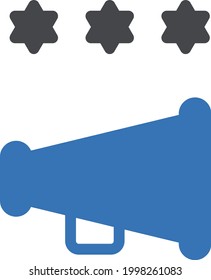 icono de color de glifo vectorial de clasificación
