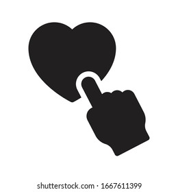 rating vector glyph flat icon 