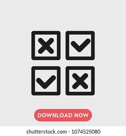 Rating vector icon