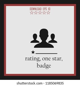 rating vector icon