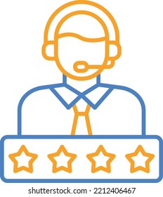 Rating vector icon. Can be used for printing, mobile and web applications.