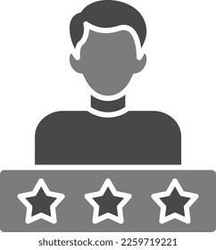 Rating vector icon. Can be used for printing, mobile and web applications.