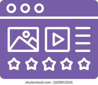 Rating vector icon. Can be used for printing, mobile and web applications.