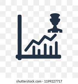 Rating vector icon isolated on transparent background, Rating transparency concept can be used web and mobile