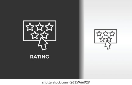 Rating Vector, Icon Or Logo Sign Isolated Symbol Illustration