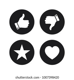 rating vector icon, rating symbol in trendy flat style 