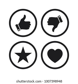rating vector icon, rating symbol in trendy flat style 