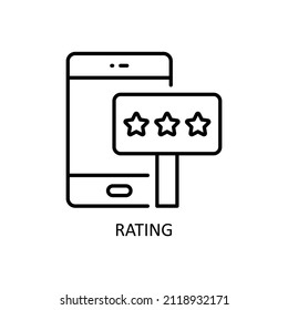 Rating Vector Outline icons for your digital or print projects.