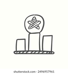 ratingicon, isolated handdrawn icon theme seo