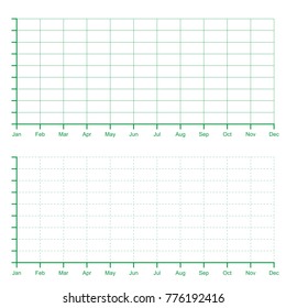 ratings line graph  line chart  graph paper Printable vector illustration
