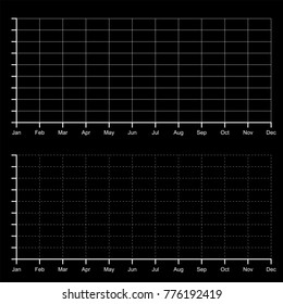 ratings line graph  line chart  graph paper Printable vector illustration
