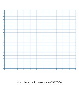 ratings line graph  line chart  graph paper Printable vector illustration
