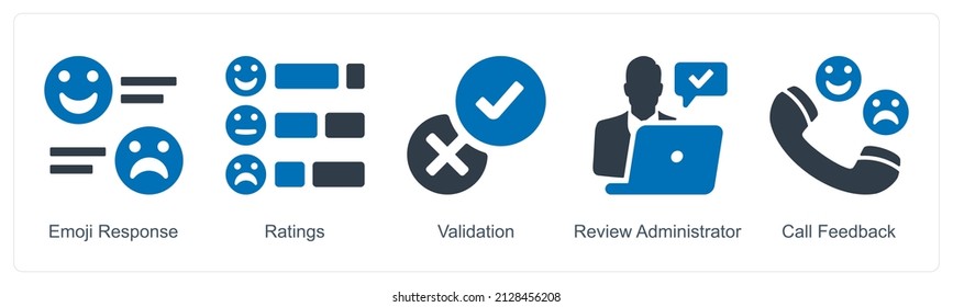 Ratings And Validation Icon Concept