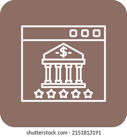 Ratings vector icon. Can be used for printing, mobile and web applications.