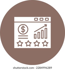 Ratings vector icon. Can be used for printing, mobile and web applications.