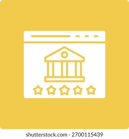 Ratings vector icon. Can be used for printing, mobile and web applications.