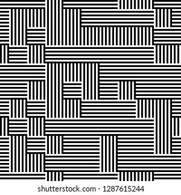 Ratio between all black and white segments from foreground and all black and white segments from background is 62%:38%,  that is 1.6 Fibonacci ratio (the golden number)