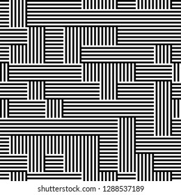 Ratio between all black and white segments from foreground and all black and white segments from background is 62%:38%,  that is 1.6 Fibonacci ratio (the golden number)